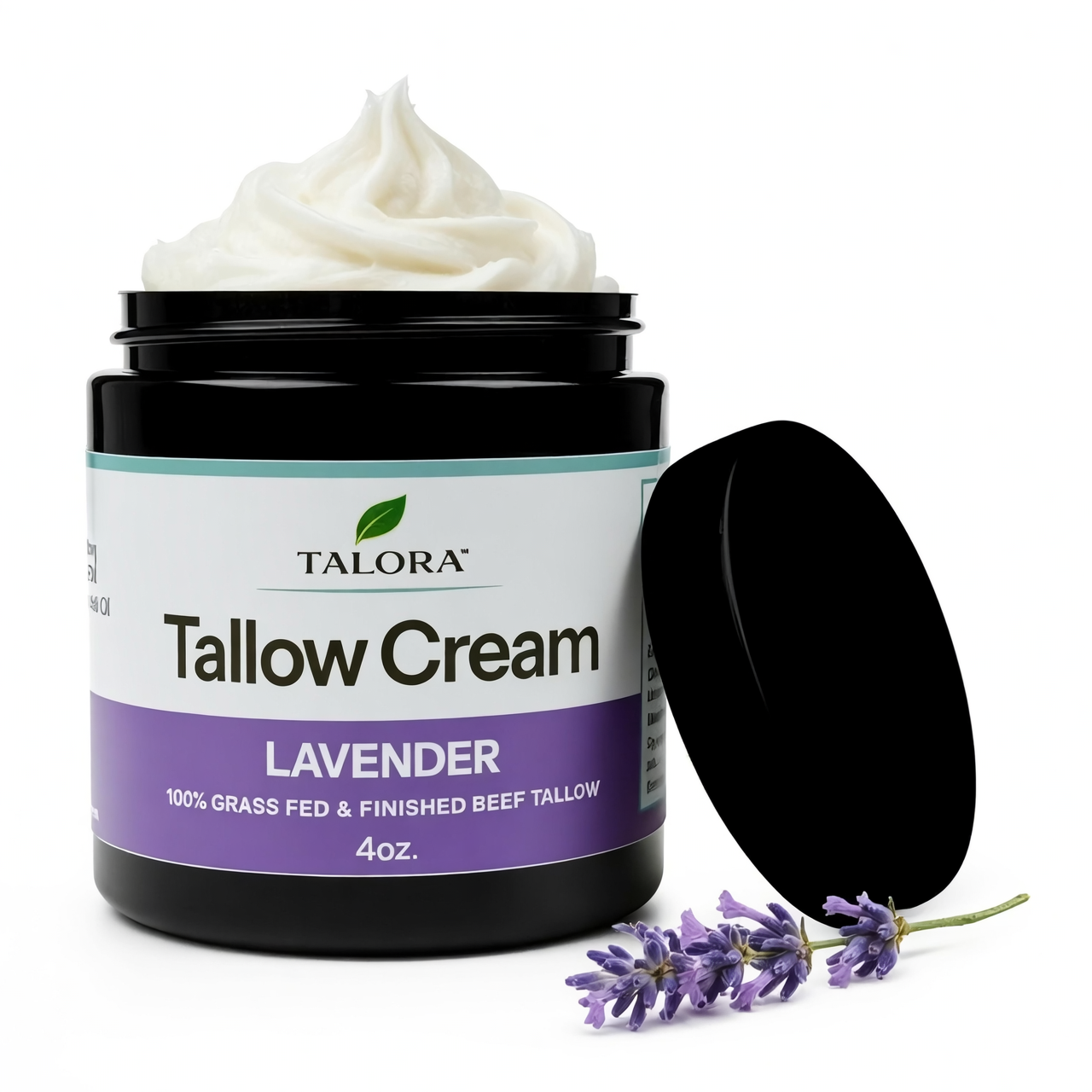 TALORA Tallow Cream: Lavender (4 oz)