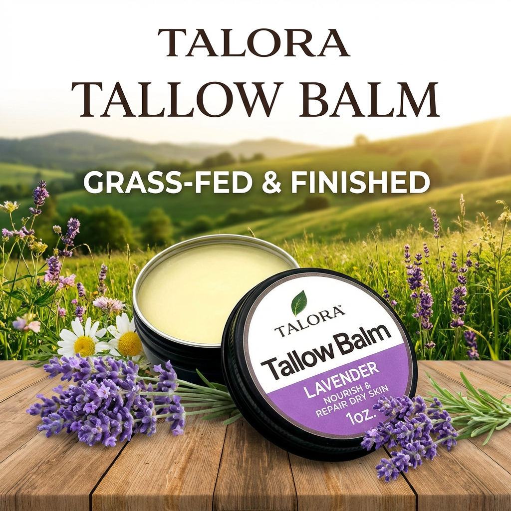 TALORA Tallow Balm: Lavender (1oz)