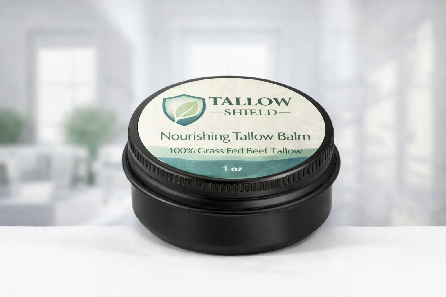 Tallow Shield: Nourishing Tallow Balm (Aluminum Tin Jar | 1oz)