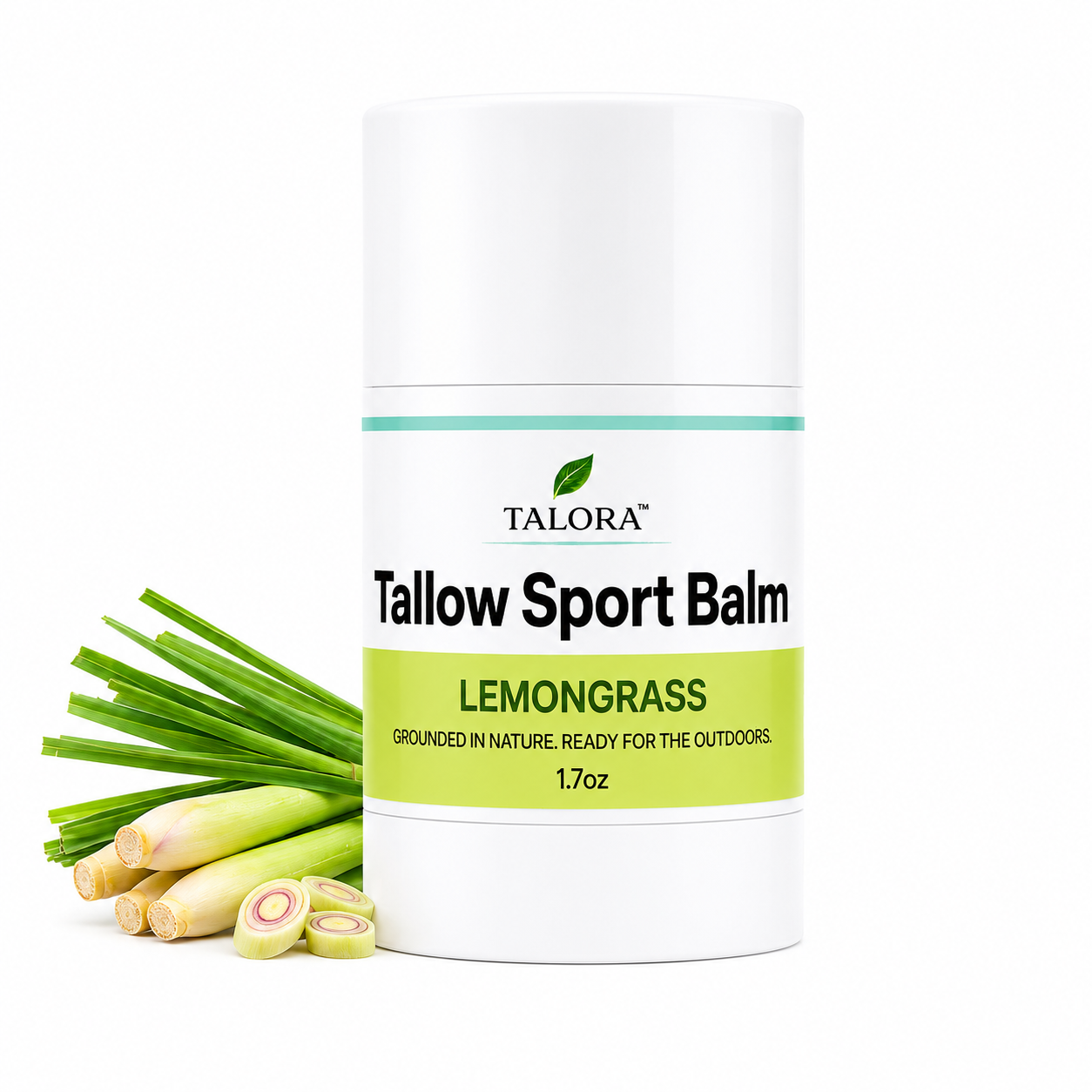 TALORA Tallow Sport Balm: Lemongrass (1.7oz)