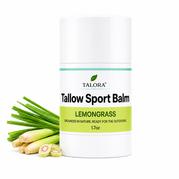 TALORA Tallow Sport Balm: Lemongrass (1.7oz)
