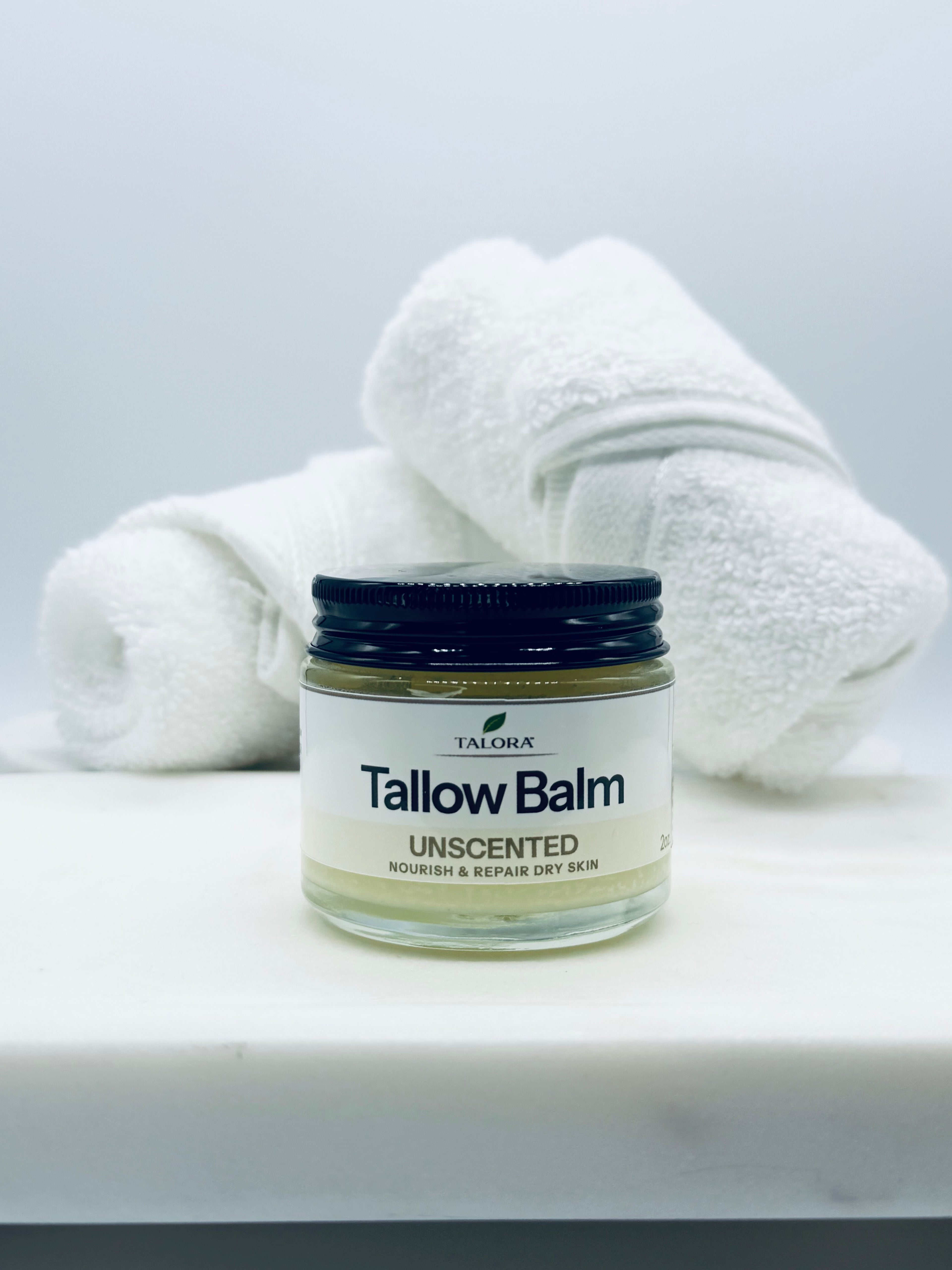TALORA Tallow Balm: Unscented (2oz)