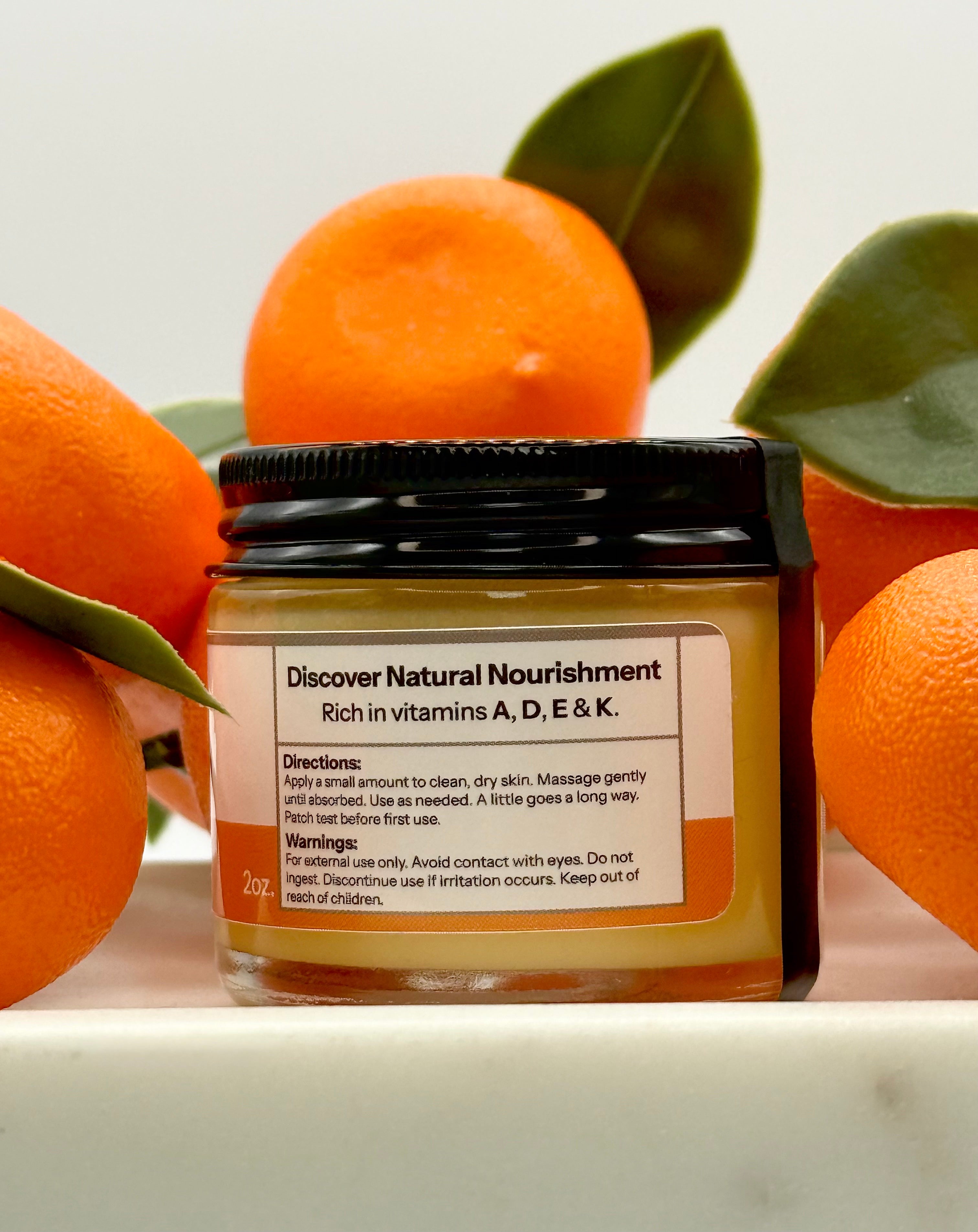 TALORA Tallow Balm: Mandarin (2oz)