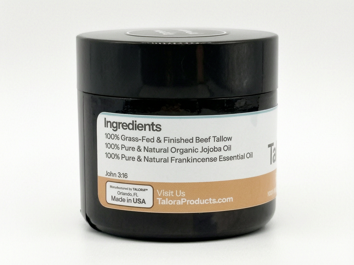 TALORA Tallow Cream: Frankincense (2 oz)