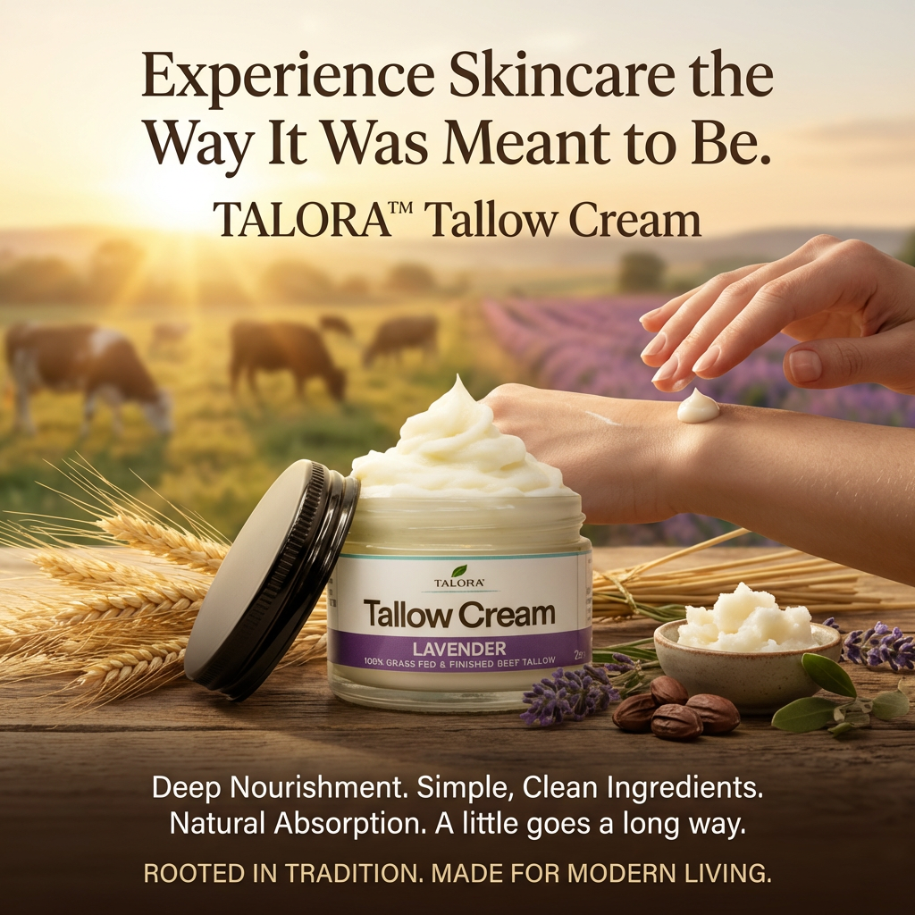 TALORA Tallow Cream: Lavender (2 oz)