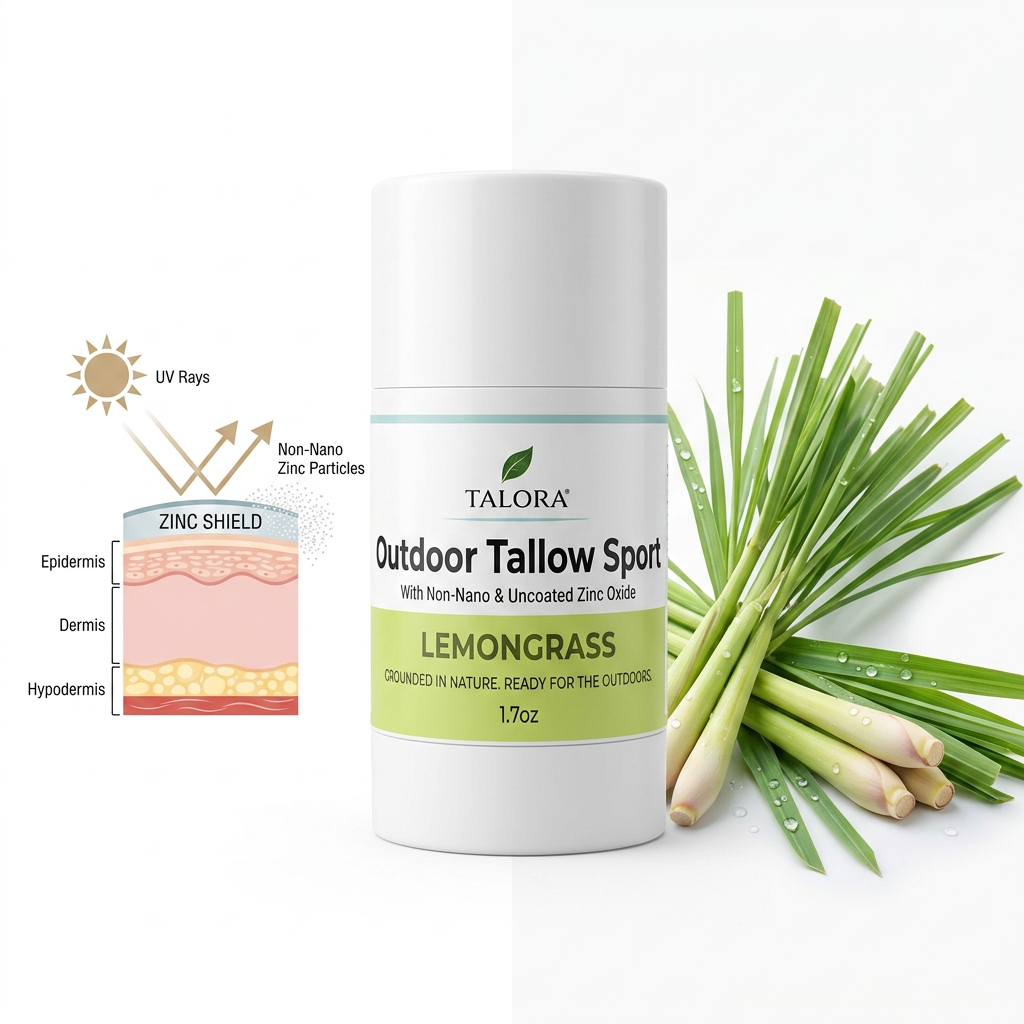 TALORA Outdoor Tallow Sport: Lemongrass (1.7oz)