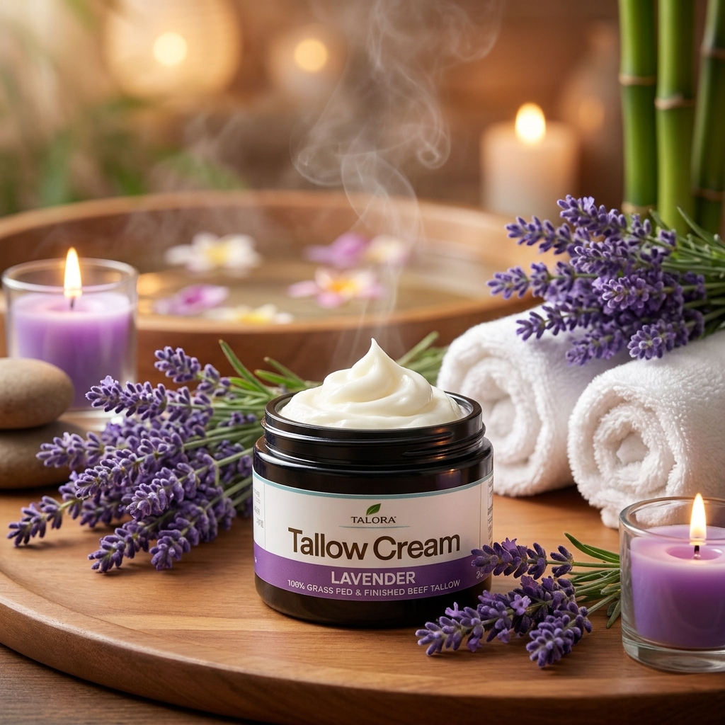 TALORA Tallow Cream: Lavender (2 oz)
