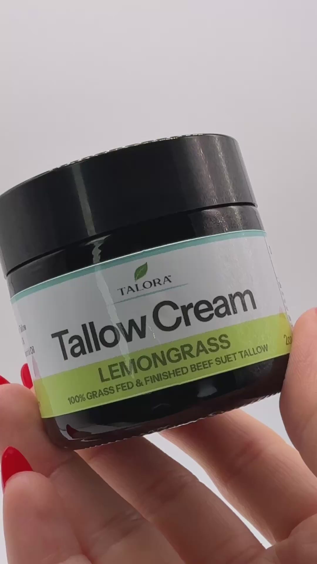 TALORA Tallow Cream: Lemongrass (2 oz)