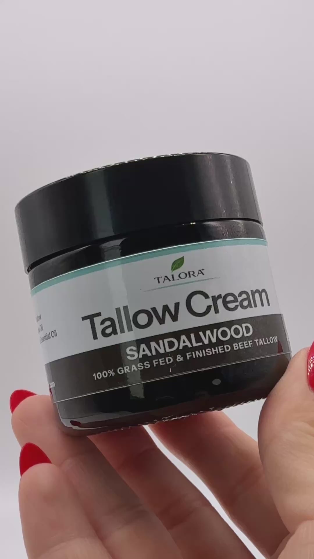 TALORA Tallow Cream: Sandalwood (2 oz)