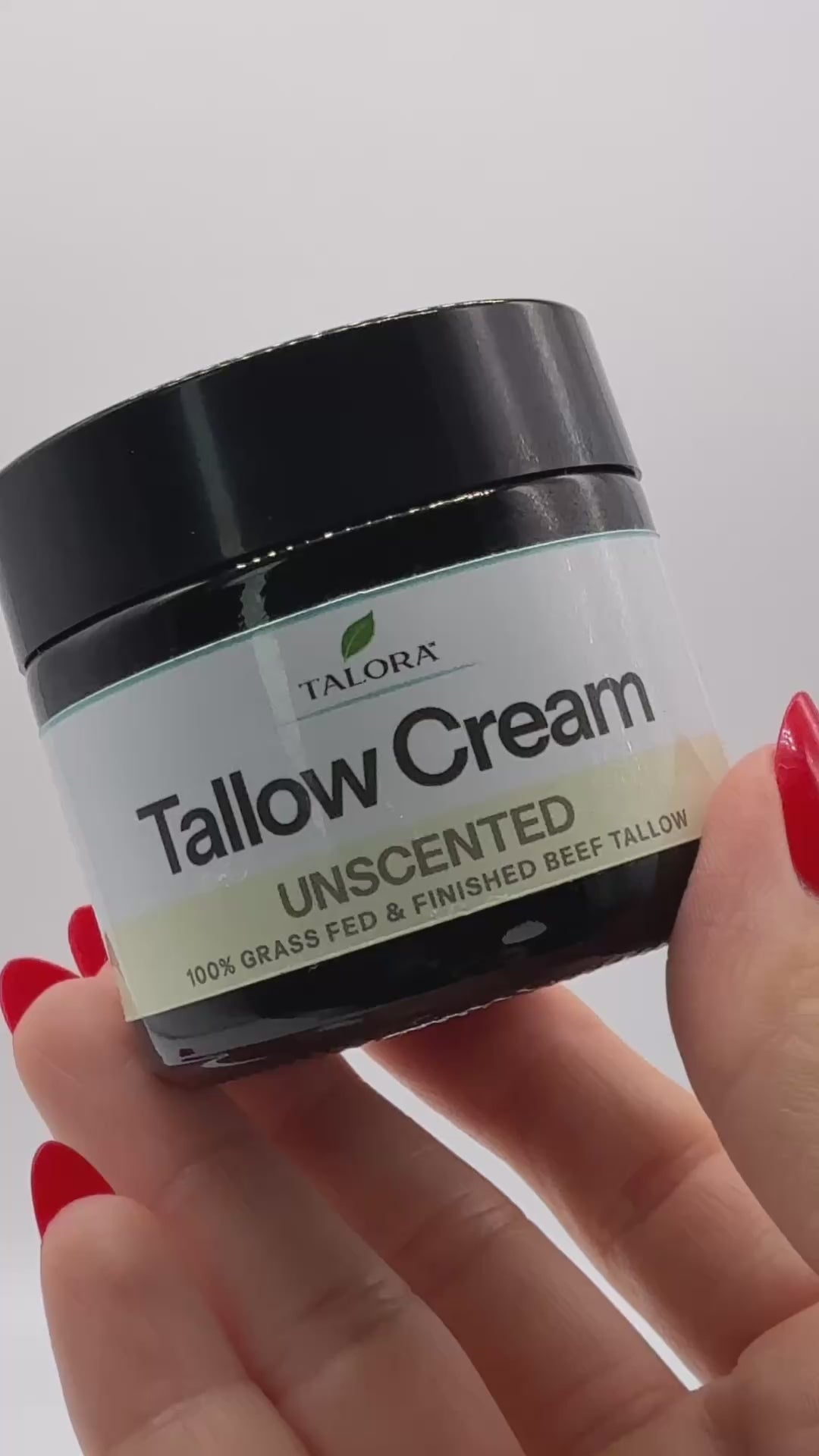 TALORA Tallow Cream: Unscented (2 oz)