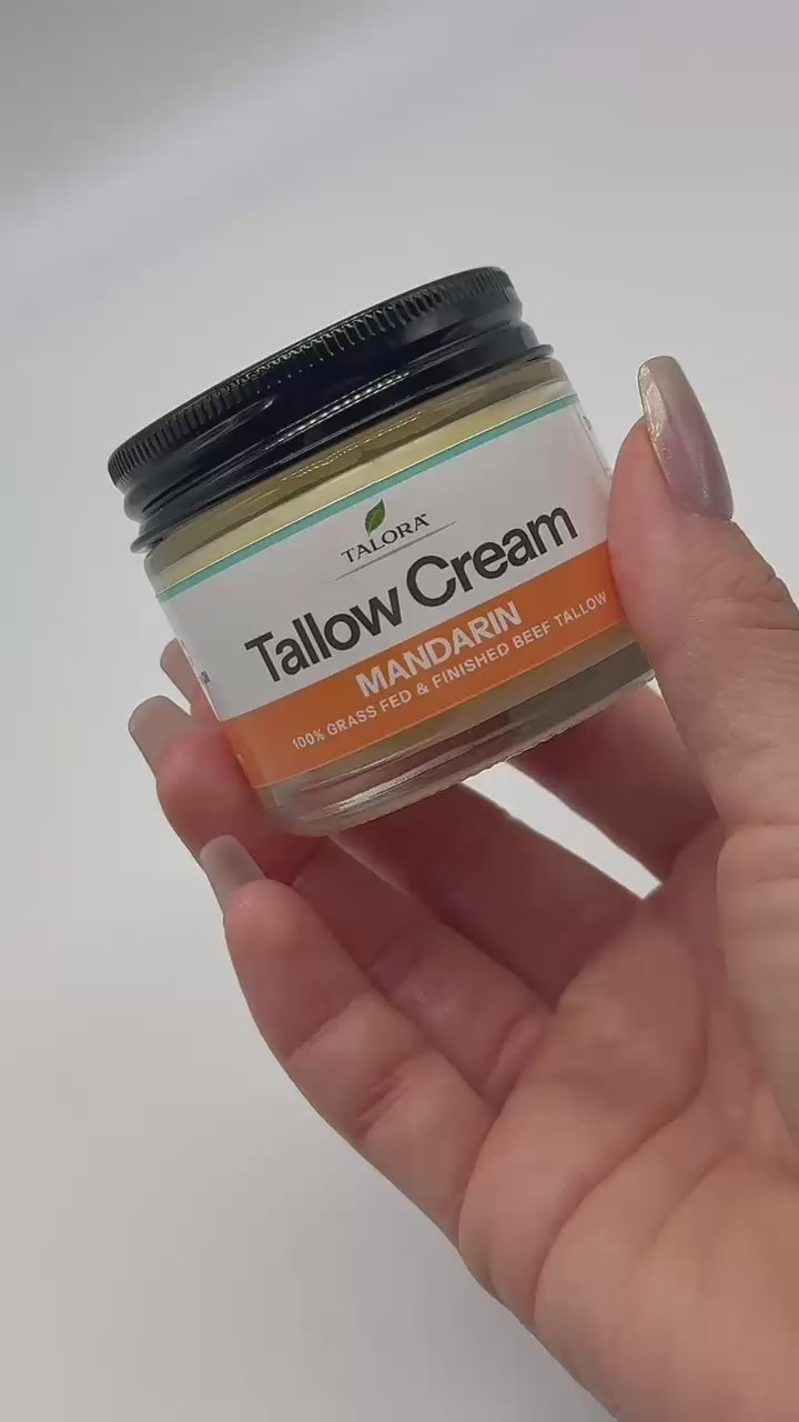 TALORA Tallow Cream: Mandarin (2 oz)